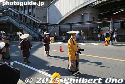 In front of Hakone Yumoto Station at about 2:10 pm.
Keywords: kanagawa hakone-machi yumoto daimyo gyoretsu feudal lord procession samurai matsuri