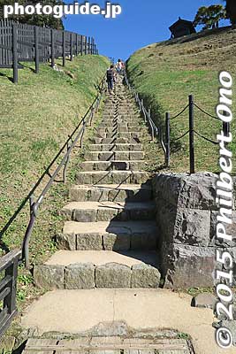 Steps to Lookout point.
Keywords: kanagawa hakone-machi sekisho checkpoint