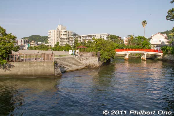 Morito River and Misogi Bridge. みそぎ橋
Keywords: Kanagawa Hayama Morito Coast