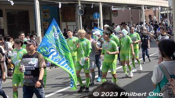 Shonan Bellmare Futsal Club. The club is a tourism ambassador for Odawara.
Keywords: Kanagawa Odawara Hojo Godai Matsuri Festival samurai parade