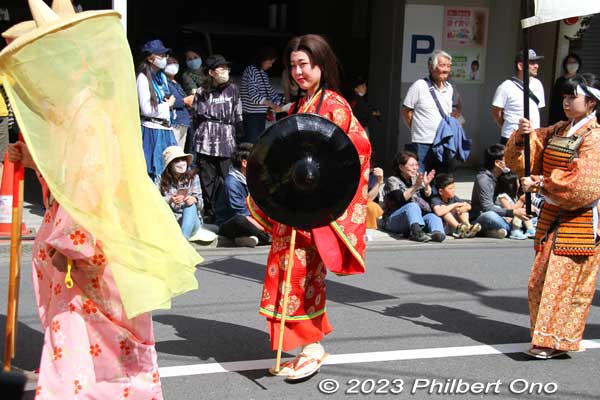 Tokuhime, wife of Hojo Ujinao. Second daughter of Tokugawa Ieyasu.北条氏直正室 督姫(徳川家康の娘) 小田原短期大学
Keywords: Kanagawa Odawara Hojo Godai Matsuri Festival samurai parade