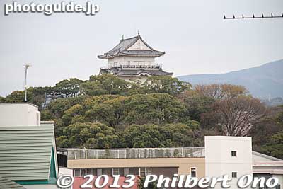 Odawara Castle as seen from the station.
Keywords: kanagawa odawara castle cherry blossoms sakura