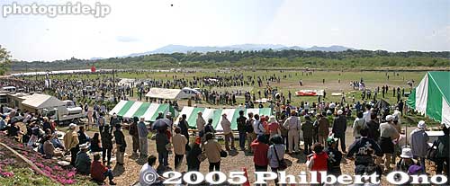 Panorama of festival site.
Keywords: kanagawa, sagamihara, giant kite, matsuri, festival, odako