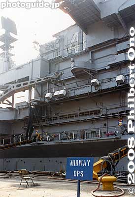 This is the USS Midway which I also toured with a group while it was still homeported in Yokosuka during 1973-1991. The first US aircraft carrier to be homeported outside the US.
Keywords: kanagawa yokosuka us navy naval base military aircraft carrier uss independence 