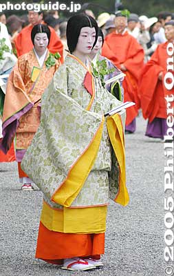 Keywords: kyoto aoi matsuri hollyhock festival heian kimono