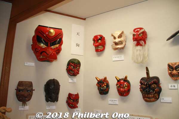 Tengu goblin masks.
Keywords: kyoto Fukuchiyama oni museum ogre demon devil