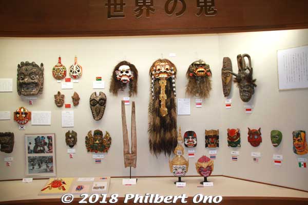 Oni even from overseas. 
Keywords: kyoto Fukuchiyama oni museum ogre demon devil