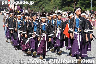 Armed Imperial Army soldiers.
Keywords: kyoto jidai matsuri festival of ages