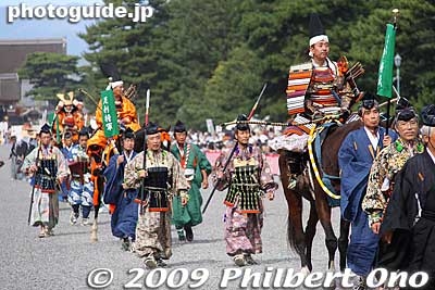 Muromachi Shogunate Procession. This is the Ashikaga shogunate. 室町幕府執政列
Keywords: kyoto jidai matsuri festival of ages