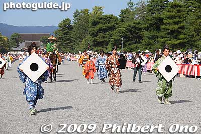 Yabusame archer targets.
Keywords: kyoto jidai matsuri festival of ages