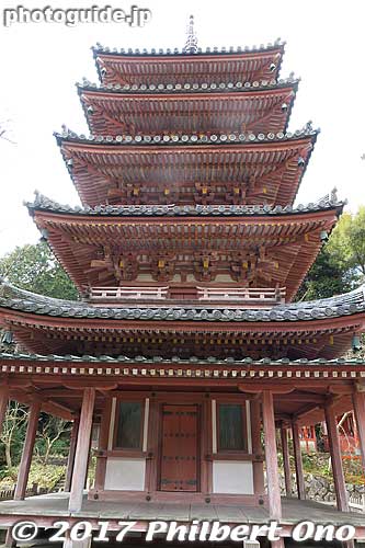 Kaijusenji's five-story pagoda is a National Treasure.
Keywords: kyoto kizugawa Kaijusenji Shingon Buddhist temple