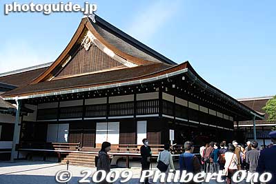Connected to the Kogosho was the Ogakumonjo. 御学問所
Keywords: kyoto imperial palace gosho emperor residence 