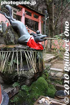 Unusual fox
Keywords: kyoto Fushimi Inari Taisha Shrine 