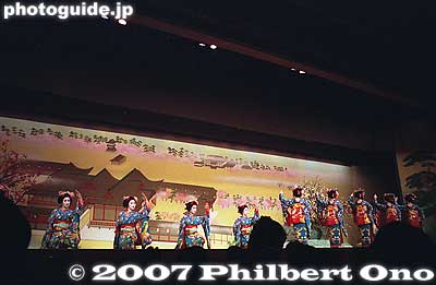 Main stage at front.
Keywords: kyoto miyako odori cherry dance geisha gion kobu kaburenjo theater