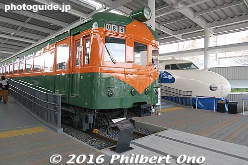 80 series EMU car KuHa 86001
Keywords: Kyoto Railway railroad train Museum