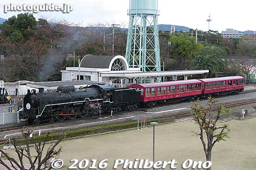 Ride on a real steam locomotive for a low fare.
Keywords: Kyoto Railway railroad train Museum steam locomotive