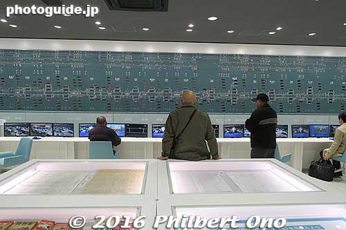 Shinkansen traffic control center.
Keywords: Kyoto Railway railroad train Museum