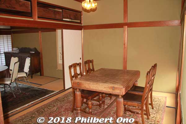 Private dining room.
Keywords: kyoto maizuru shoeikan restaurant navy naval cuisine