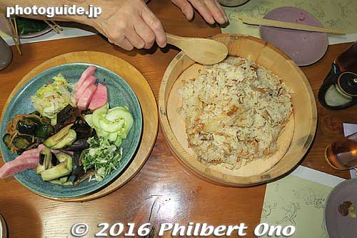Rice was finally served at the end with pickles.
Keywords: kyoto uji manpukuji mampukuji zen chinese buddhist temple fucha ryori shojin cuisine food