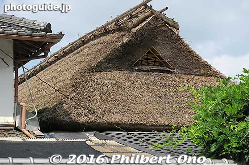 Very unusual thatched roof home near Manpukuji.
Keywords: kyoto uji