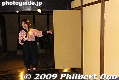 Another swinging wall door.
Keywords: mie iga-ueno iga-ryu ninja house yashiki 