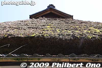 Thatched-roof of Iga-ryu Ninja House.
Keywords: mie iga-ueno iga-ryu ninja house yashiki 