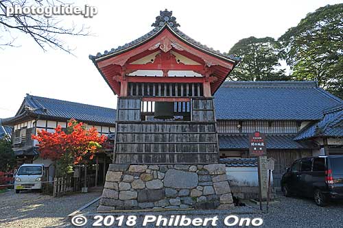 Jizo-in Temple's bell tower is also an Important Cultural Property.
Keywords: mie kameyama seki-juku shukuba tokaido stage town