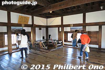 Top floor of Matsumoto Castle.
Keywords: nagano matsumoto castle national treasure