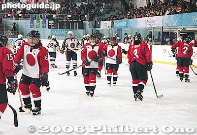 Nagano Winter Olympics women's ice hockey match.
Keywords: nagano prefecture 1998 winter olympics japansports