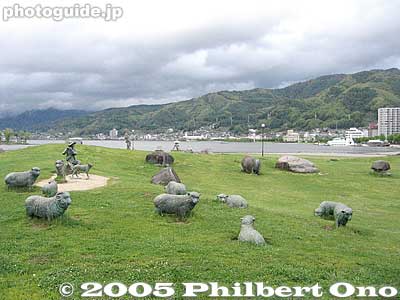 Sheep sculpture
Keywords: nagano prefecture suwa lake