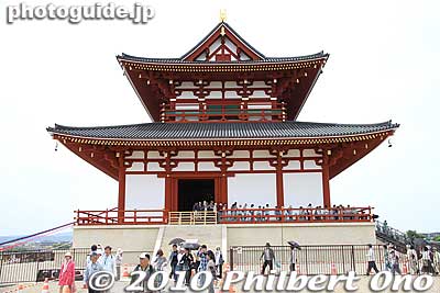 Exit of Daigokuden Hall.
Keywords: nara heijo-kyo capital heijo palace 