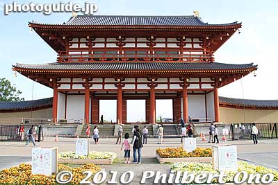 Back of Suzaku Gate.
Keywords: nara heijo-kyo capital heijo palace 