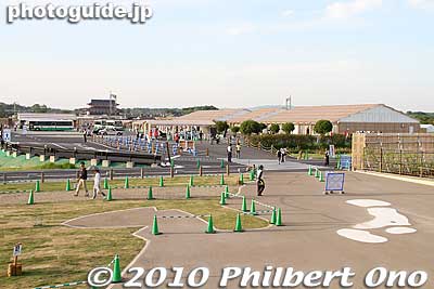 View of Entrance Plaza from the ship. The museum (photography not allowed inside) has animated films and panel displays.
Keywords: nara heijo-kyo capital heijo palace 