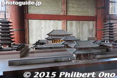 Scale model of the old Todaiji Temple.
Keywords: nara todaiji temple great buddha statue world heritage site