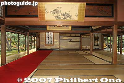 Ohiroma drawing room was used only a few times a year for wedding and funeral receptions, etc.
Keywords: niigata japanese-style home house museum garden tatami mat room