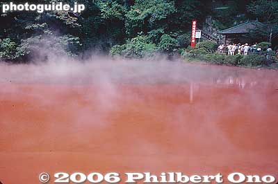 Chinoike Jigoku (Blood Pond Hell), Beppu, Oita 血の池地獄
Keywords: oita beppu hot spring hell jigoku meguri onsen japanlake