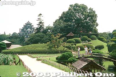 Older photo of Okayama Castle as seen from Korakuen Garden, Okayama
Keywords: okayama korakuen japangarden