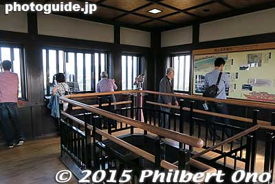 Top floor of Okayama Castle 岡山城
Keywords: okayama castle