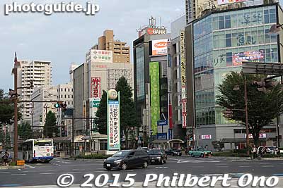 Street in front of JR Okayama Station.
Keywords: okayama station