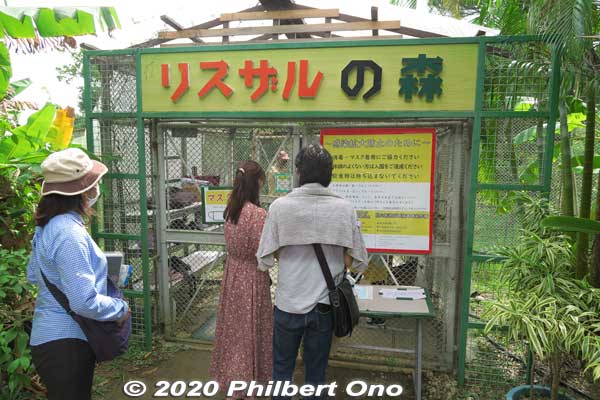 Squirrel Monkey Garden entrance. You need to leave your bags at the entrance. リスザルの森
Keywords: okinawa ishigaki yaima mura