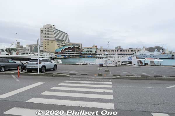 Boat dock at Tomari Port , Naha.
Keywords: okinawa naha tomari port