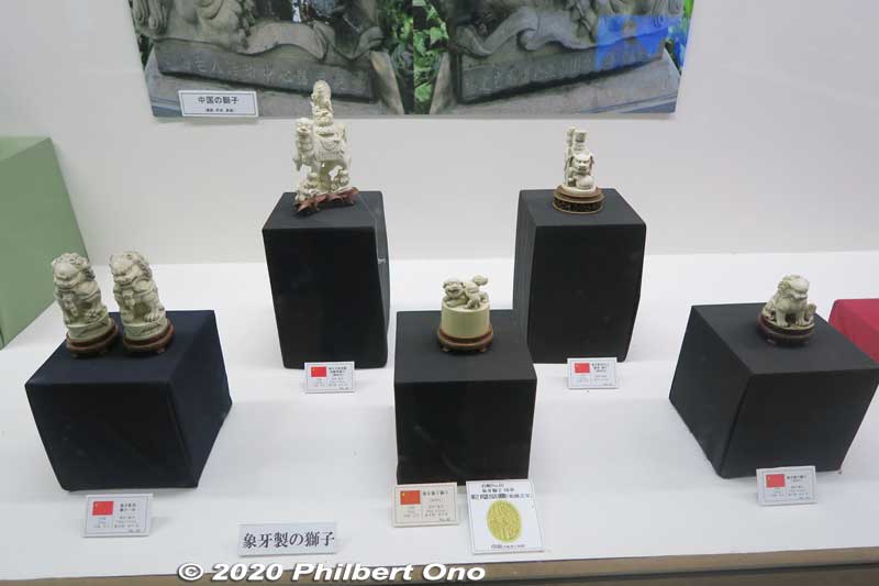 Shisa made of ivory.
Keywords: okinawa nanjo world history culture museum shisa seesaa
