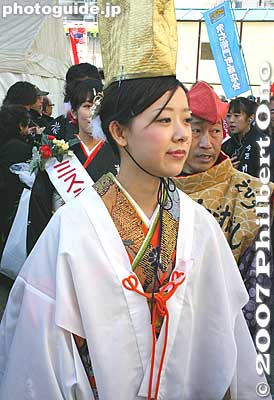 Fuku-musume or Lucky Maiden
Keywords: osaka naniwa-ku imamiya ebisu shrine festival matsuri