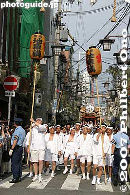 Keywords: osaka tenjin matsuri festival procession