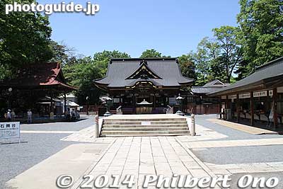 Looking toward the front of the Honden Hall.
Keywords: saitama kumagaya Menuma Shodenzan Kangiin temple