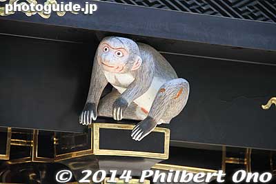 Keywords: saitama kumagaya Menuma Shodenzan Kangiin temple national treasure sculpture wooden monkey