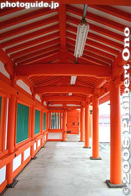 Keywords: saitama omiya hikawa shrine shinto corridor
