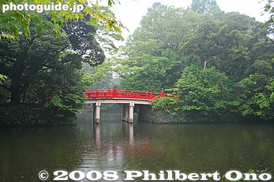 Keywords: saitama omiya hikawa shrine shinto bridge