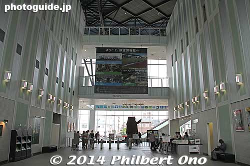 Lobby of Railway Museum.
Keywords: saitama omiya Railway railroad Museum train