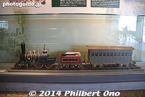 Model of the train set given to Japan by Commodore Perry on his second visit to Japan in 1854.
Keywords: saitama omiya Railway railroad Museum train